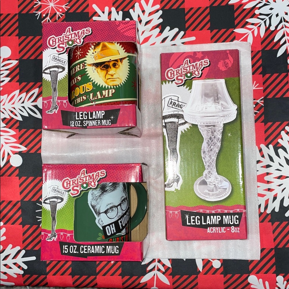 A Christmas Story Set of Cups